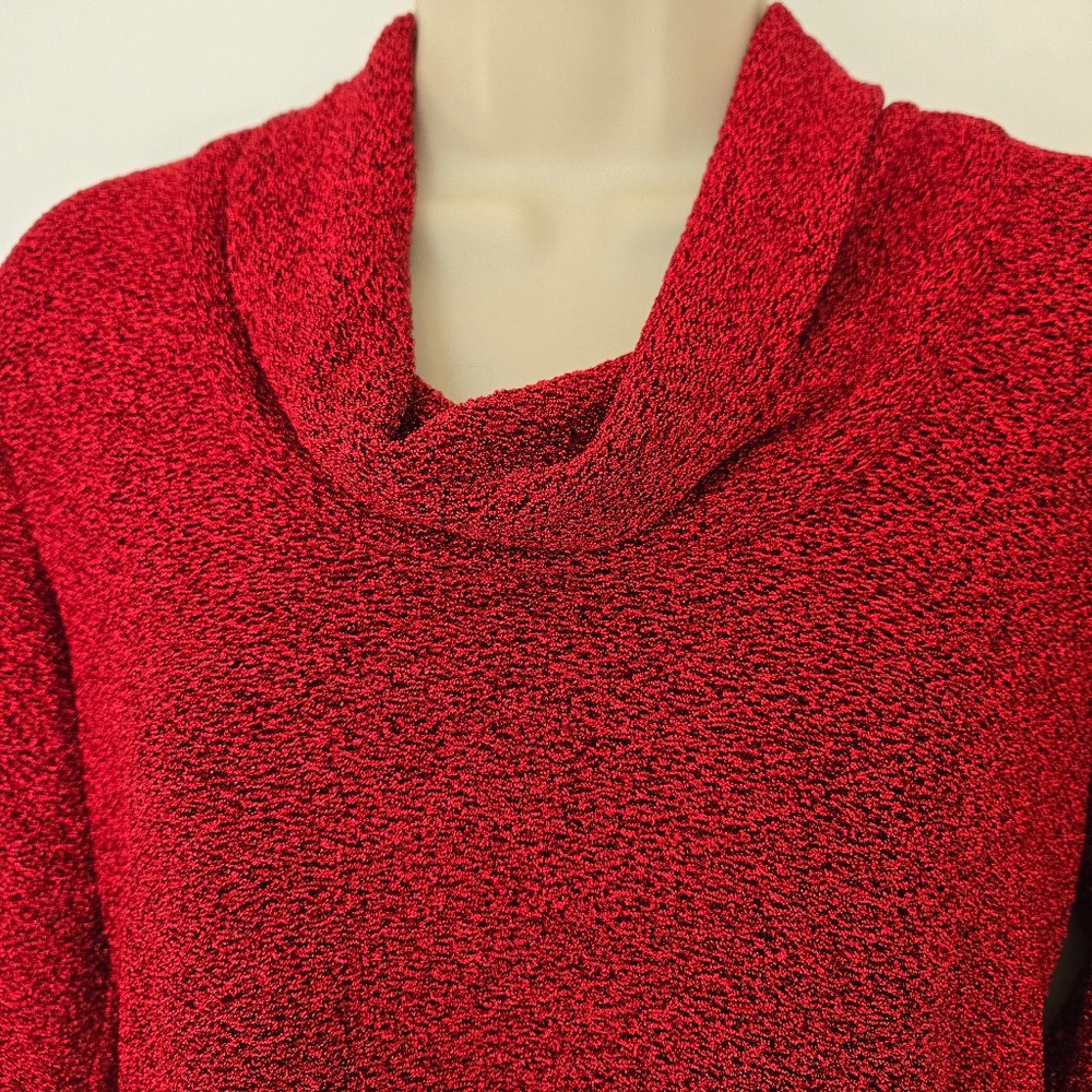 Womens new red/black top size S